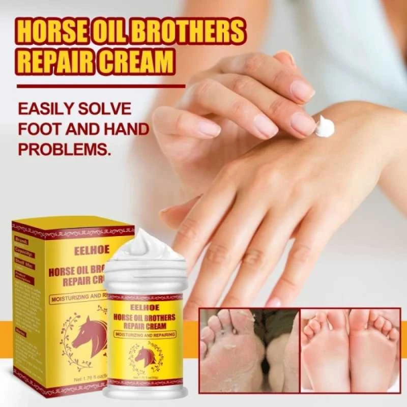 হাত ও পায়ের যত্নে – HORSE OIL BROTHERS REPAIR CREAM - Image 3